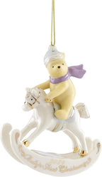 Lenox Disney 2024 Pooh Baby's 1st Christmas Rocking Horse Ornament First NEW0