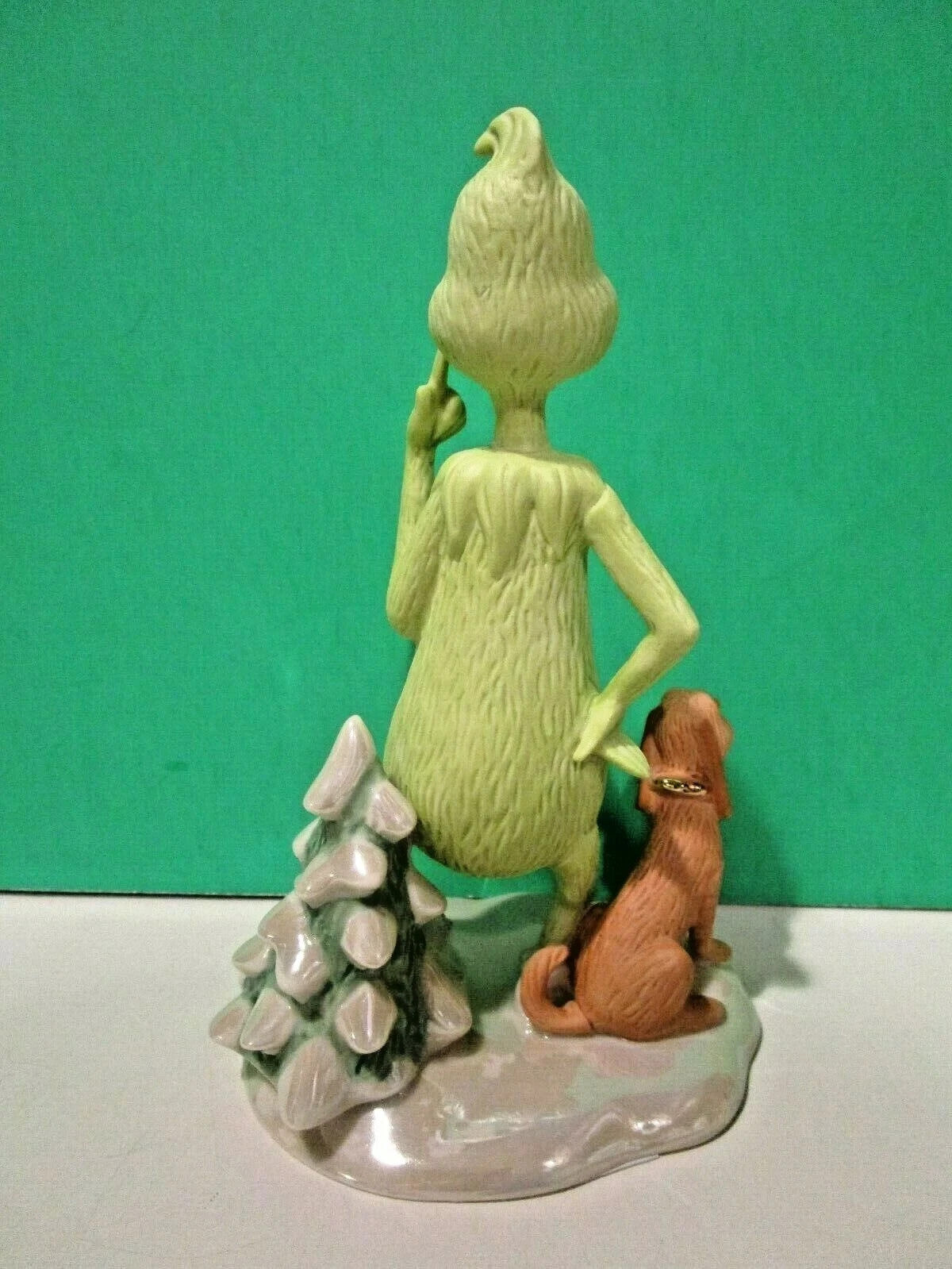 Lenox Grinch Figurine Dr. Seuss A Wonderful Awful Idea Max Dog Christmas Who NEW9