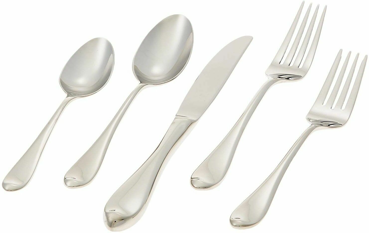 Gorham Studio 45 Piece Flatware Set Service for 8 Stainless Steel 18/10 Gift NEW6