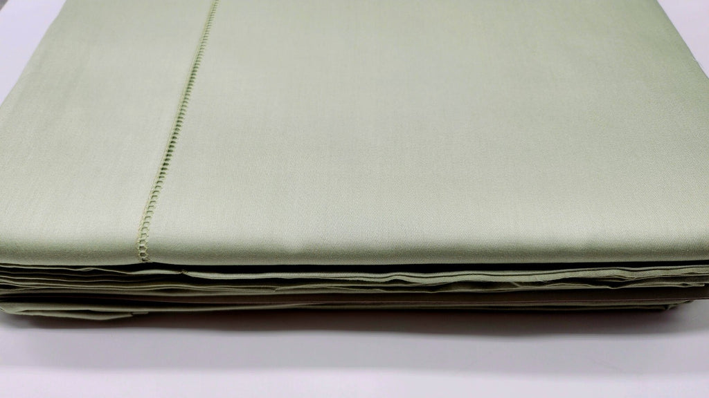 Sferra Elyse Green King Sheet Set 4PC 100% Egyptian Cotton Sateen Silky Italy6