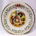 Lenox 2016 Santa Holiday Collectors Plate Annual Making A List Christmas USA NEW11