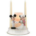 Lenox Disney Mickey Minnie Unity Candle Holder Wedding Figurine Bride Groom NEW0