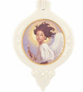 Thomas Blackshear Preparing To Sound The Alarm Ornament Angel Trumpet Lenox NEW0