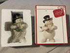 Lenox 2020 Snowy Harpist Snowman Figurine Irish Lyre Annual Frosty Christmas NEW6
