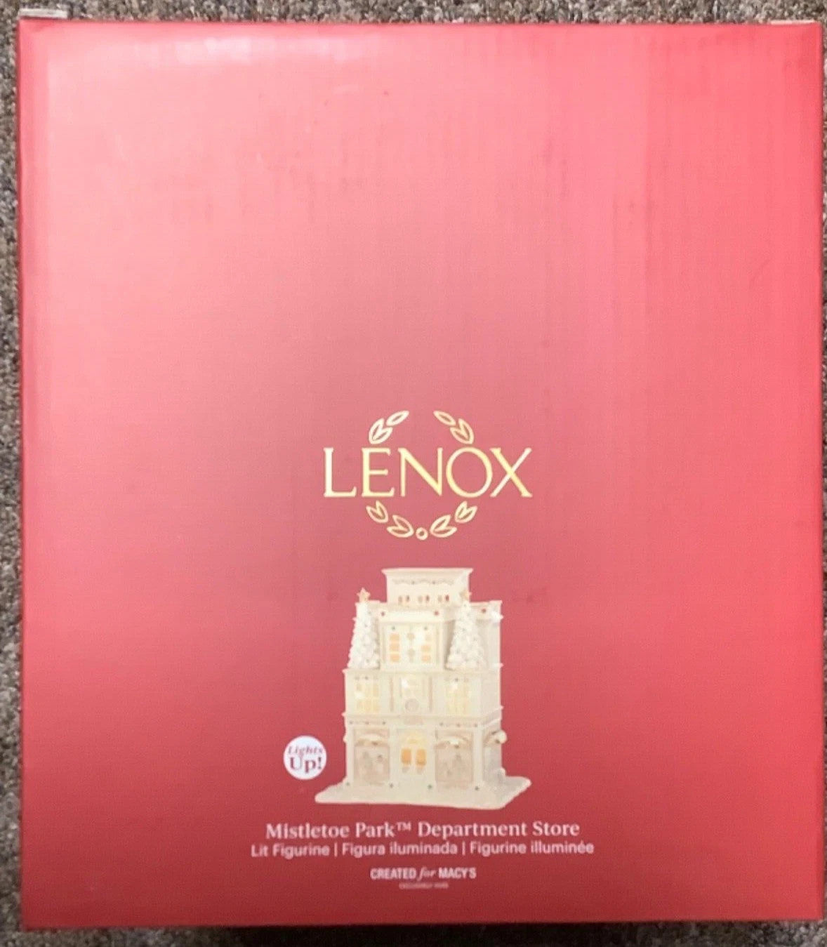 Lenox Mistletoe Park Lighted Department Store Figurine Treasures Christmas NEW8