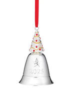 Lenox 2025 Musical Bell Ornament Plays We Wish You A Merry Christmas Silver NEW0