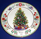 Lenox Switzerland Collector Plate 2024 Christmas Trees Around The World 34th NEW9