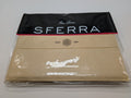 Sferra Colette Gold Queen Flat Sheet Lattice Egyptian Cotton 1020TC Italy NEW0