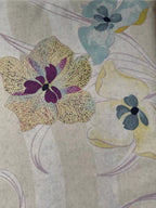 Yves Delorme Ondee King Duvet Multi Floral Print Cotton Percale Reversible NEW10