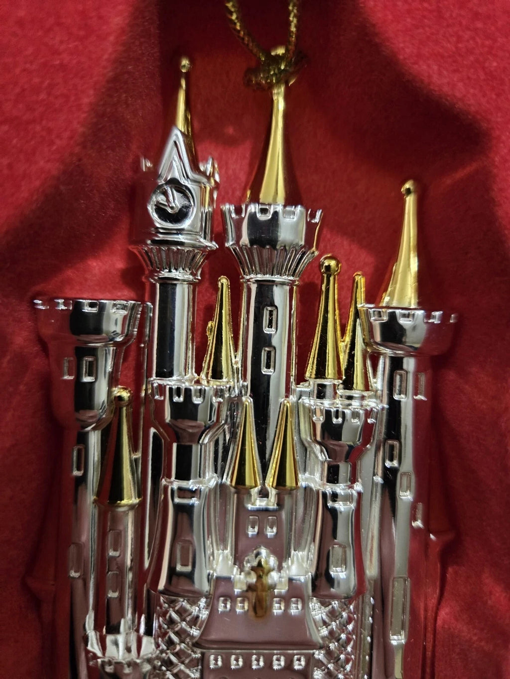 Lenox Disney 2021 Princess Cinderella's Castle Ornament Silver Christmas NEW5
