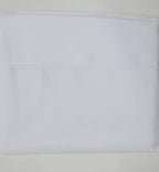 Sferra Matteo White Twin Sheet Set 3PC 100% Cotton Sateen 300TC Dorm Italy NEW6