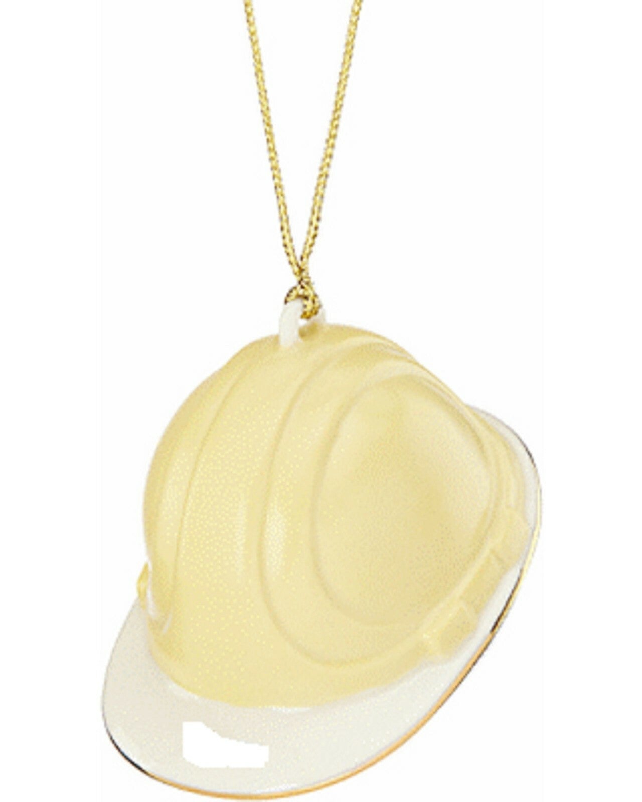 Lenox Yellow Hard Hat Ornament Construction Engineer Architect Christmas NEW 0