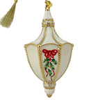 Lenox 2015 Annual Holiday Orb Ornament Holly Berries Gold Accents Christmas NEW4