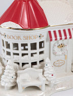 Lenox Mistletoe Park Lighted Book Store Figurine Village Treasures Christmas NEW4