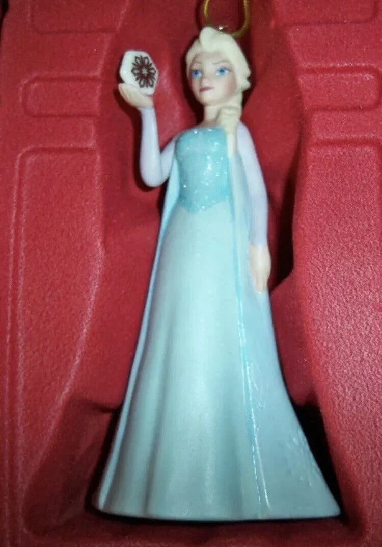 Lenox Disney Frozen Ornament Set of 3 Queen Elsa Snowflake Olaf Christmas NEW4
