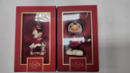 Lenox Disney 2024 Mickey & Minnie Figurine Ornaments 2 Mouse Candy Cane Gift NEW6