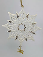 Lenox 2021 Gemmed Snowflake Ornament Annual Multicolored Crystals Christmas NEW4