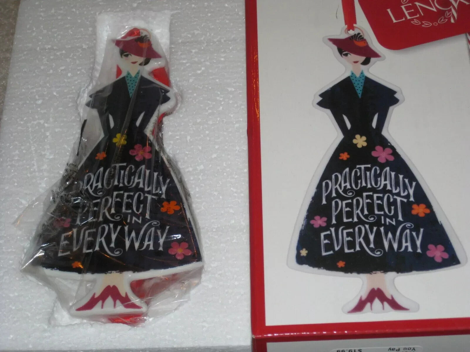 Lenox Disney Mary Poppins Ornament Figurine Practically Perfect In Every Way NEW3