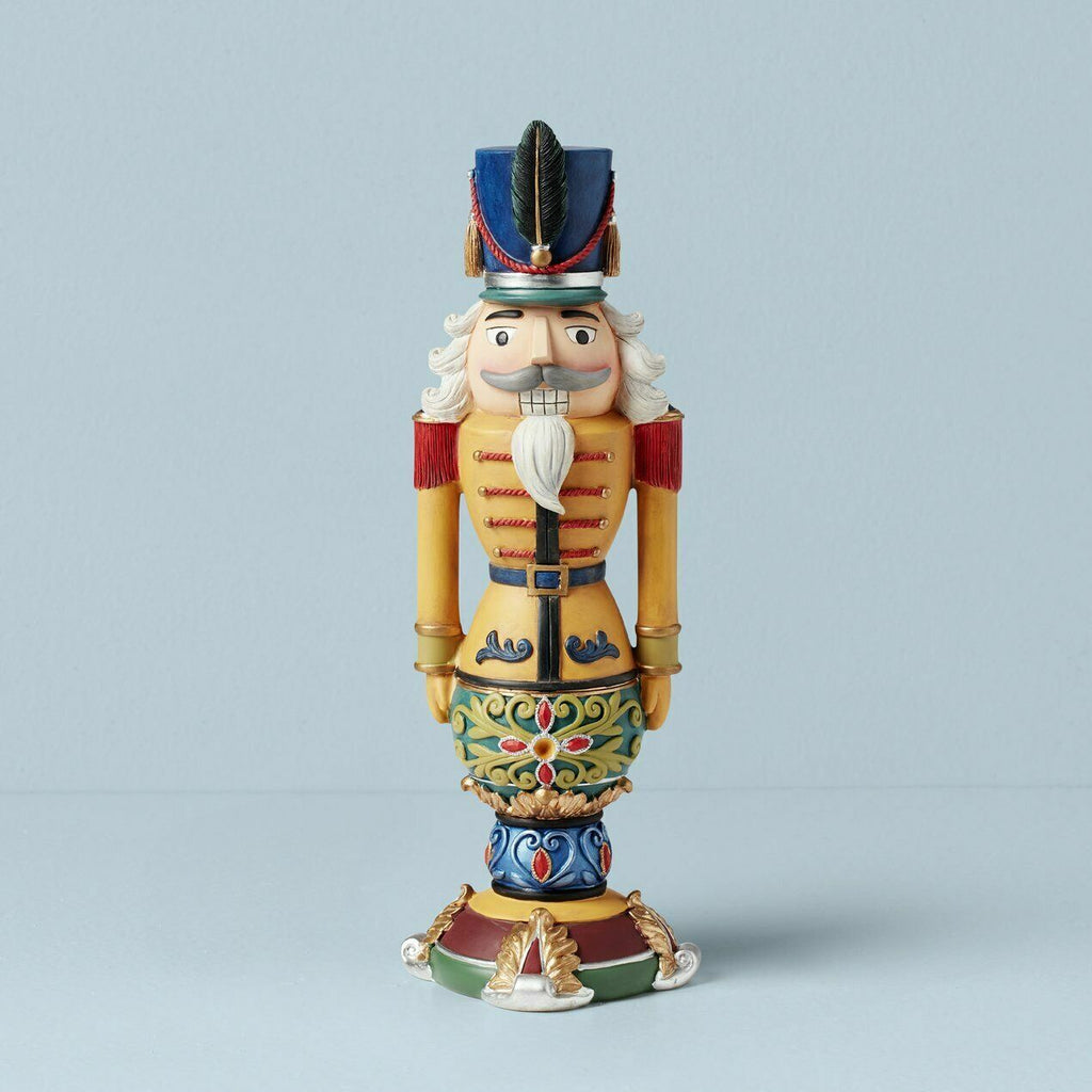 Lenox Nutcracker Ballet Soldier Figurine Merry & Bright Gold  12.5 Christmas NEW1