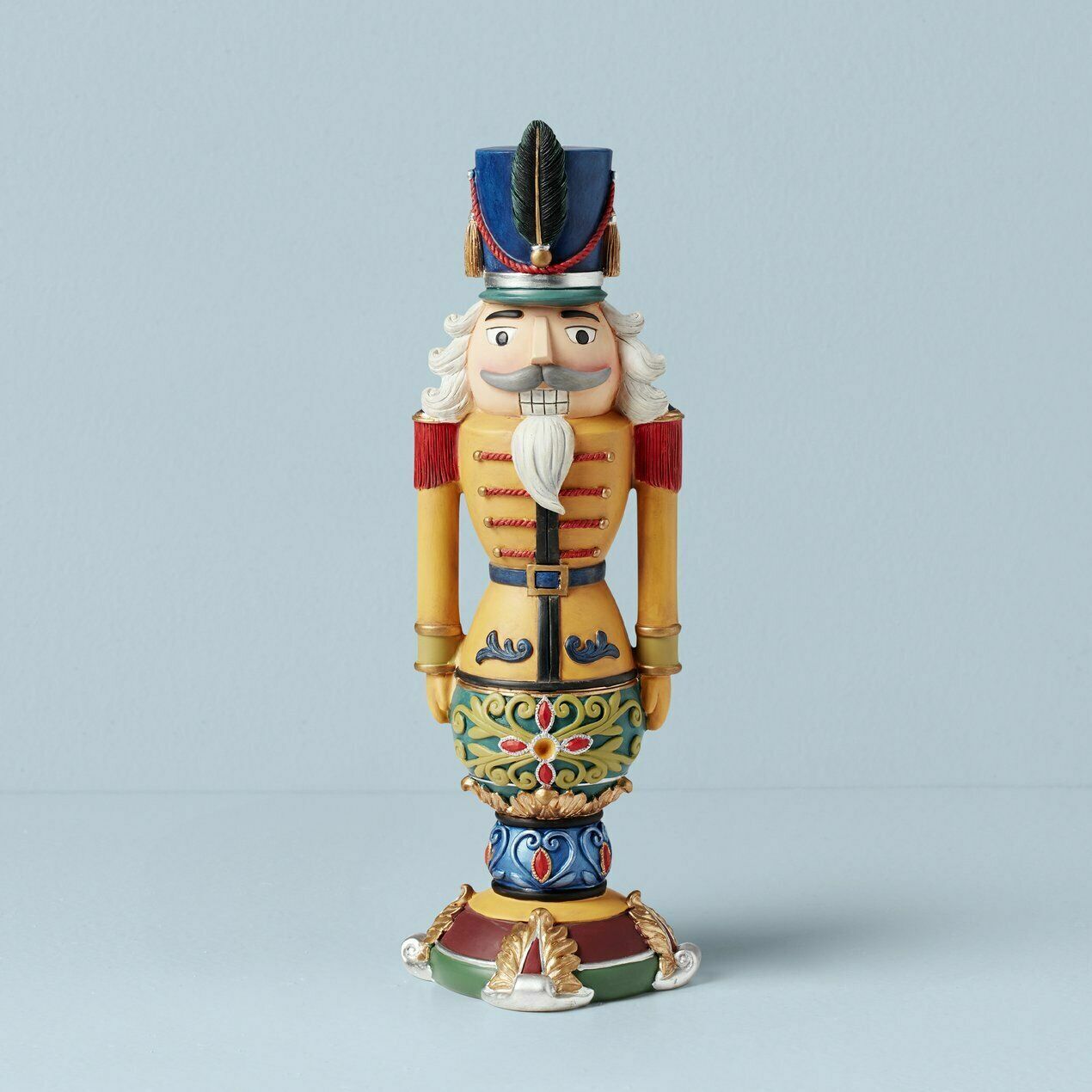 Lenox Nutcracker Ballet Soldier Figurine Merry & Bright Gold  12.5 Christmas NEW1