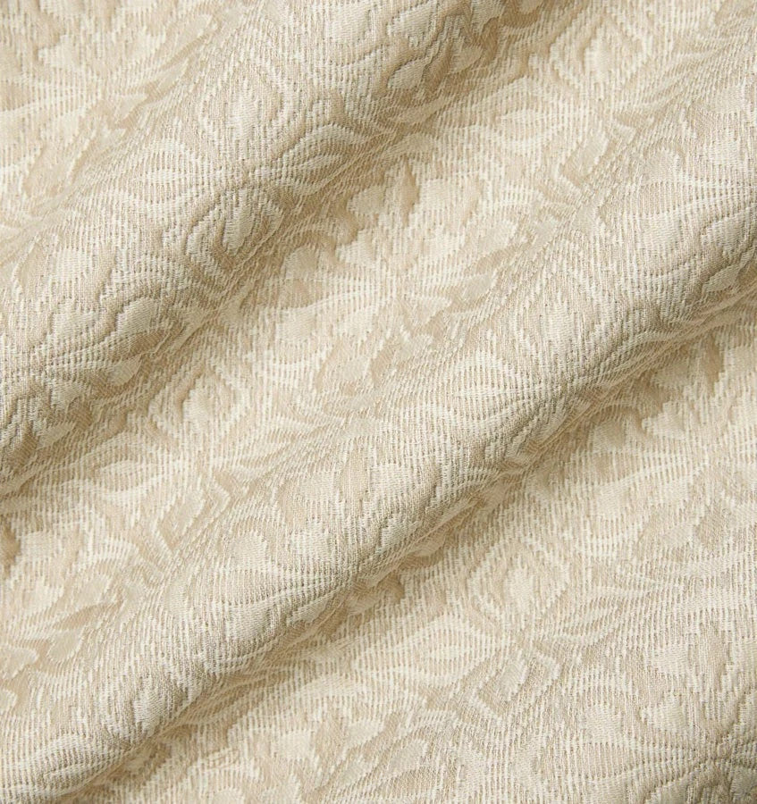Sferra Veroli Khaki King Coverlet Textured Tile Motif 100% Cotton Italy NEW3