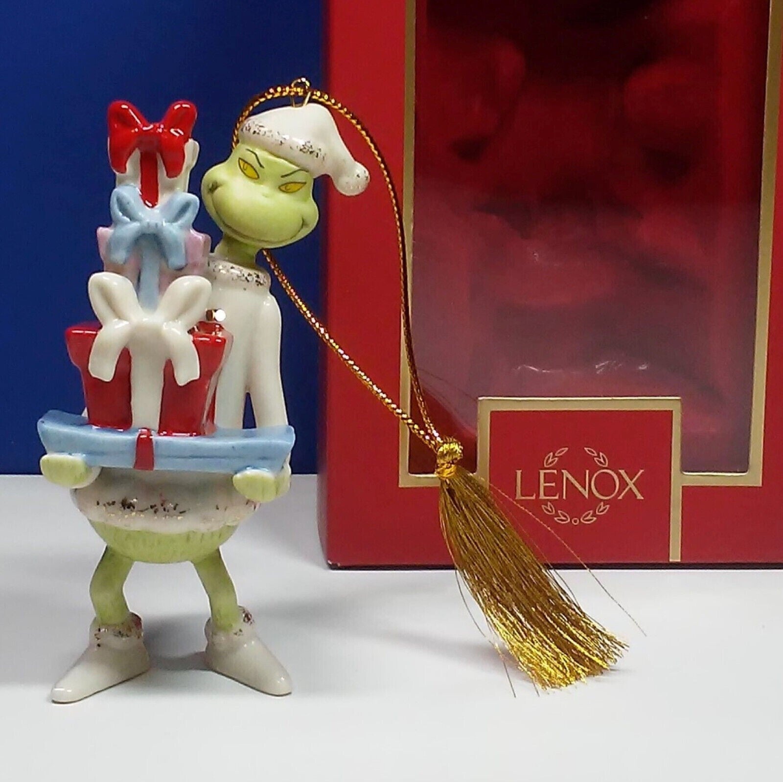 Lenox Grinch With All The Gifts Figurine Ornament Dr. Seuss Stole Christmas NEW3