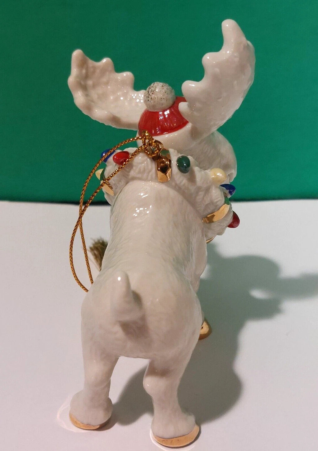 Lenox 2003 Moose Figurine Ornament Annual Moosechief Marcel Christmas COA NEW8