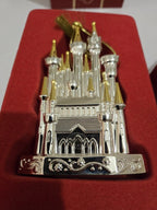 Lenox Disney 2021 Princess Cinderella's Castle Ornament Silver Christmas NEW7