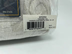 Sferra San Servo Hannah Grey Euro Shams Pair Floral 100% Cotton Matelasse NEW6
