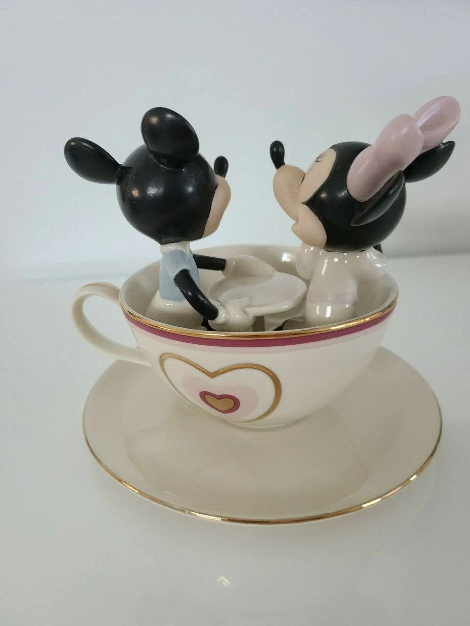 Lenox Disney Mickey's Teacup Twirl Figurine Minnie Mouse Mad Tea Party Ride NEW4