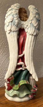 Lenox 2019 Anna Angel of Glory Pencil Figurine Christmas Plaid Ribbon COA LE NEW7