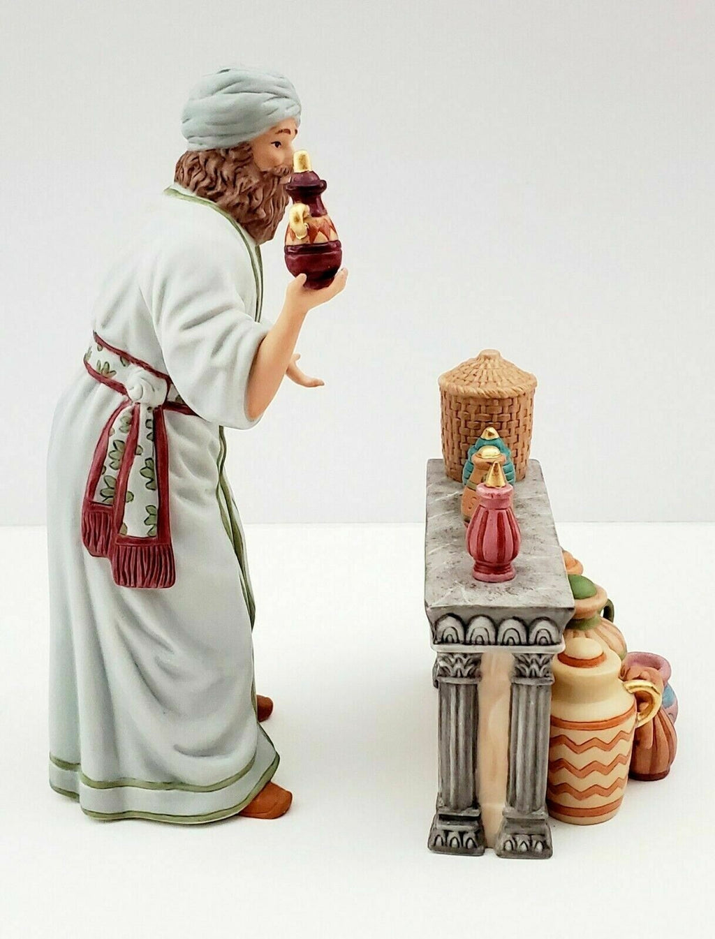 Lenox Renaissance Perfume Merchant Nativity Figurine At The Bazaar Christmas NEW1