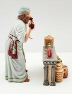 Lenox Renaissance Perfume Merchant Nativity Figurine At The Bazaar Christmas NEW1