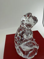 Baccarat Crystal Zodiac Monkey Figurine 2016 Chinese Paperweight Gift France NEW7