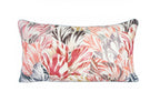Yves Delorme Pink Wild Flower Throw Pillow Cover Embroidery Piping 13"x23" NEW1