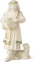 Lenox First Blessing Drummer Boy Figurine Nativity Lamb Green & Gold Accent NEW0