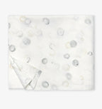 Sferra Punti Platinum Standard Sham Grey Taupe Dots Cotton Percale  Italy NEW6