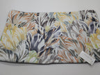 Yves Delorme Blue Wild Flower Throw Pillow Cover Embroidery Piping 13"x23" NEW0