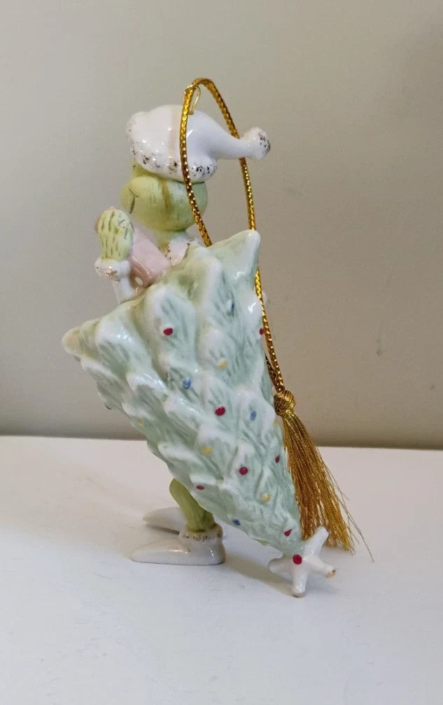 Lenox Grinch Stealing The Christmas Tree Figurine Ornament Dr Seuss 2024 NEW7