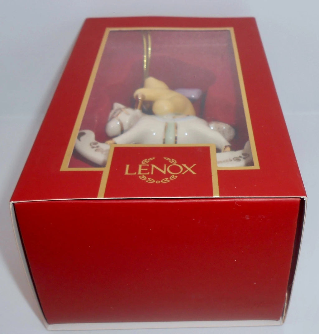 Lenox Disney 2024 Pooh Baby's 1st Christmas Rocking Horse Ornament First NEW8