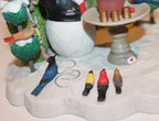 Lenox Bywaters Lighted Magician Snowman Figurine Rabbit Magic Hat Wand 6.5" NEW8