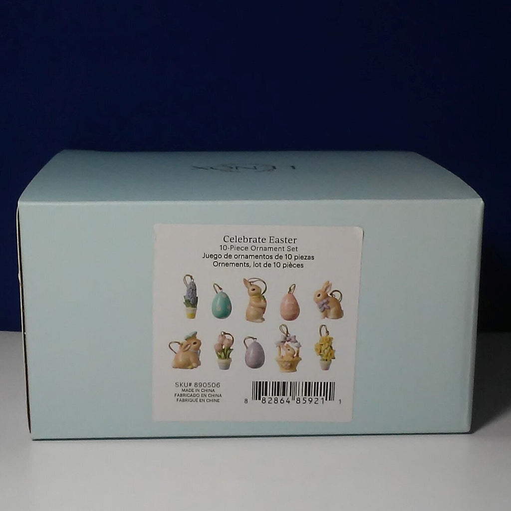 Lenox Easter Celebration Mini Ornaments & Tree Eggs Bunnies Basket Flowers New4