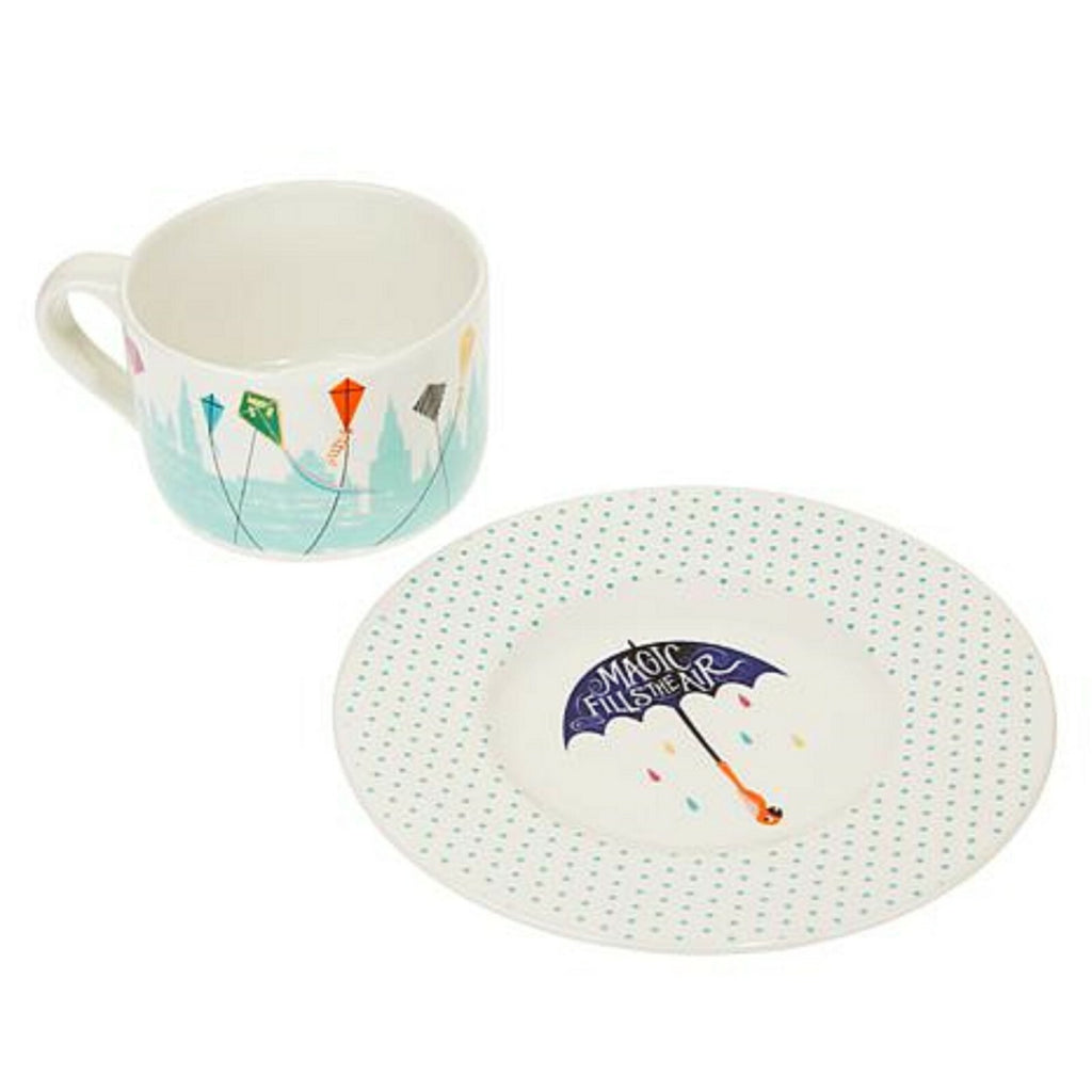 Lenox Disney Mary Poppins Returns Teacup & Saucer Kite Magic Fills The Air NEW2