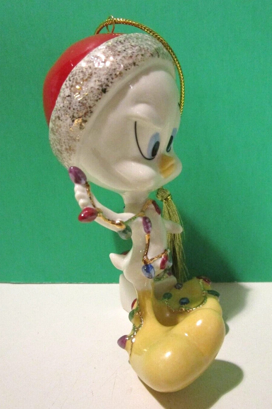 Lenox Tweety  Bird All Tangled Up  Figurine Ornament Looney Tunes Christmas NEW3