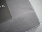Sferra Squire Grey Tablecloth & 16 Napkins Diamond Pique 70"X126" Easy Care NEW12