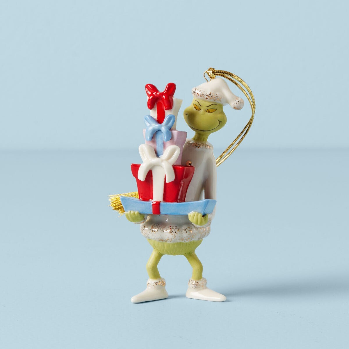 Lenox Grinch With All The Gifts Figurine Ornament Dr. Seuss Stole Christmas NEW4