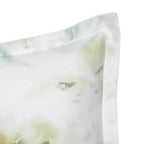 Sferra Acquerello Willow Euro Sham Brush Strokes Cotton Sateen Print Italy NEW2