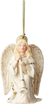 Lenox 2022 Heavenly Angel With Horn Figurine Ornament Star Annual Christmas NEW4