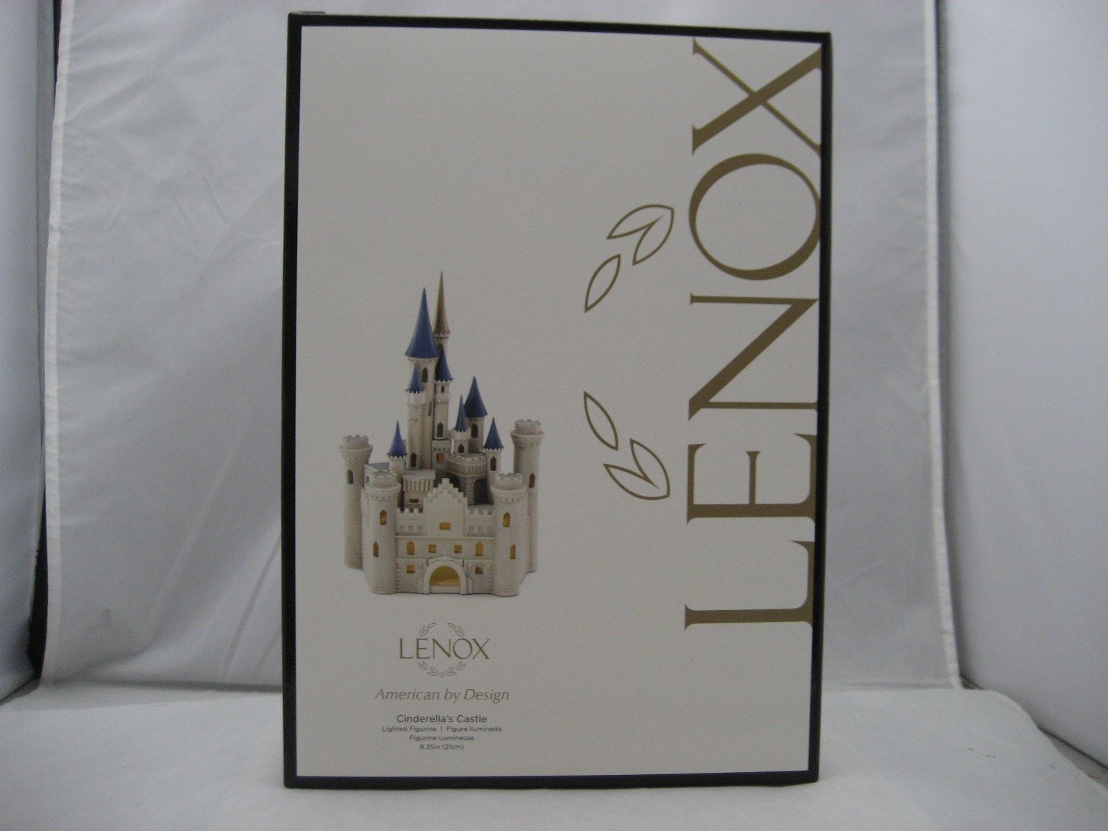 Lenox Disney Princess Cinderella's Lighted Castle Figurine Night Light 8.25" NEW4