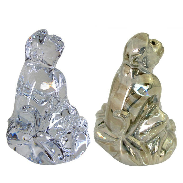 Baccarat Crystal Zodiac Monkey Figurine 2016 Chinese Paperweight Gift France NEW4
